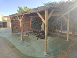 auvent en bois